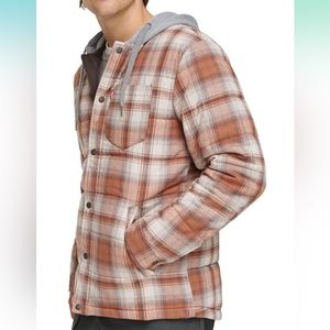 Men’s Levi’s plaid quilted full zip hoodie -! size Large *NWT**Special D…